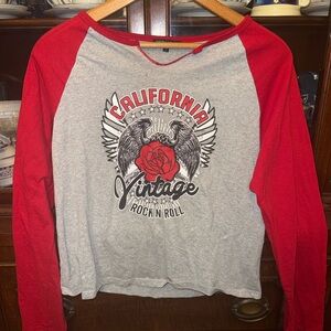 California Vintage Rock 'n' Roll Long Sleeve Shirt